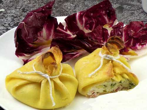 Cestini di Crespella al Radicchio